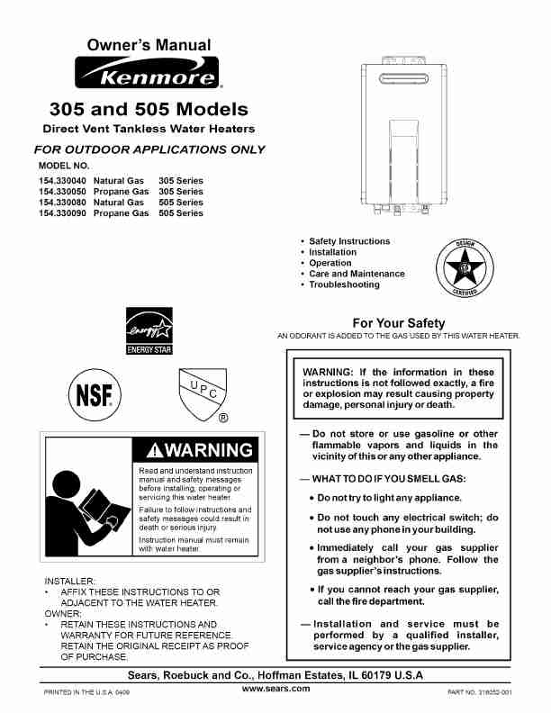 Kenmore Water Heater 305-page_pdf
